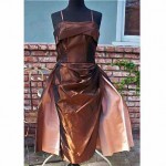 vintage 1950s emma domb taffeta cocktail dress