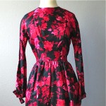 vintage 1960s eloise curtis silk cocktail dress z