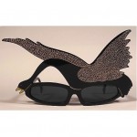 vintage 1980s swan novelty sunglasses