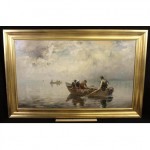 vintage 19th century joseph wopfner oil painting z