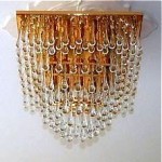 vintage c. 1970 murano venini glass chandelier