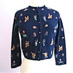 vintage helen bond carruthers applique sweater