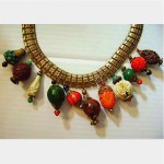 vintage pre-war miriam haskell chinese bauble charm necklace