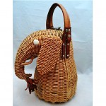 vintage rare 1960s marcus brothers collectible wicker elephant purse z