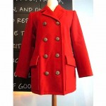 vintage ysl rive gauche pea coat