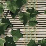 vintage 1940s ivy wallpaper