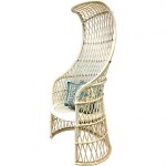 vintage rattan sunset chair