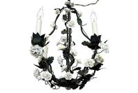 antique italian rose chandelier