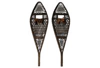 antique pair of snowshoes