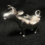 antique sterling silver cow creamer
