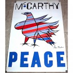 vinage 1968 ben shahn mccarthy peace poster z