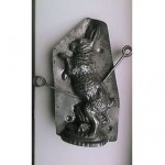 vintage 1920s german rabbit chocolate mold