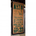 vintage 1922 framed original racing poster z