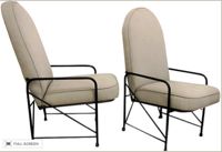 vintage 1940s indoor outdoor reclining patio chairs