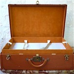 vintage 1940s louis vuitton hard travel suitcase