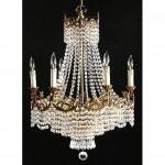 vintage 1950s crystal chandelier z