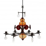 vintage 1960s erik hoglund candelabra chandelier