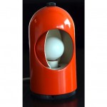 vintage 1960s lightolier eclipse lamp