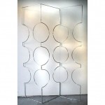 vintage 1960s verner panton chrome room divider