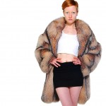 vintage 1990s christian dior fox fur coat