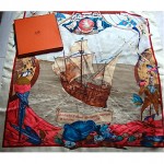 vintage 1990s hermes silk scarf with box z