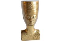 vintage brass nefertiti bust