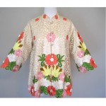 vintage embroidered eyelet kimono top z