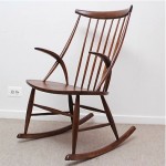 vintage illum wikkelso danish modern rocking chair z