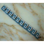 vintage margot de taxco sterling enamel bracelet