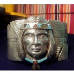 vintage navajo silver bracelet