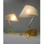 vintage pair of 1960s table lamps