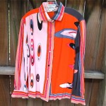 vintage pucci silk blouse