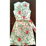 vintage tanner shamrock print dress