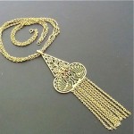 vintage trifari dove necklace