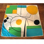 vintage vera abstract calder scarf