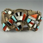 vintage zuni inlay bracelet