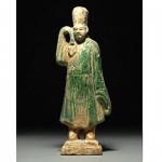 antique 15th century chinese ming dynasty glazed figure