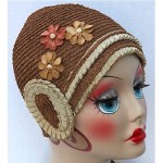 vintage 1920s glasgow straw cloche flapper hat