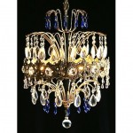 vintage 1950s triple waterfall chandelier