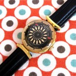 vintage 1960s ernest borel kaleidoscope 14k watch