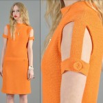 vintage 1960s goldworm knit dress z