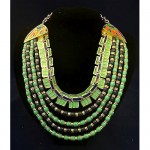 vintage 1960s hattie carnegie enamel egyptian revival necklace z