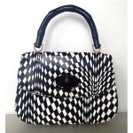 vintage 1960s meyers op art mod handbag z