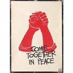 vintage 1960s original peace poster