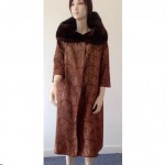 vintage 1960s pierre balmain fur collar silk brocade cocktail evening coat z