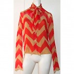 vintage 1970s chanel chiffon blouse with camisole z