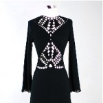 vintage 1970s crochet knit festival dress z