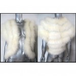 vintage 1970s marabou capelet