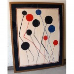 vintage 1970s signed alexander calder lithograph z