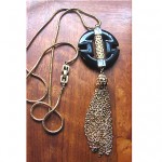 vintage 1975 givenchy tassel necklace z